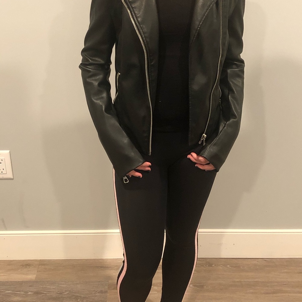 Fake Leather Jacket
